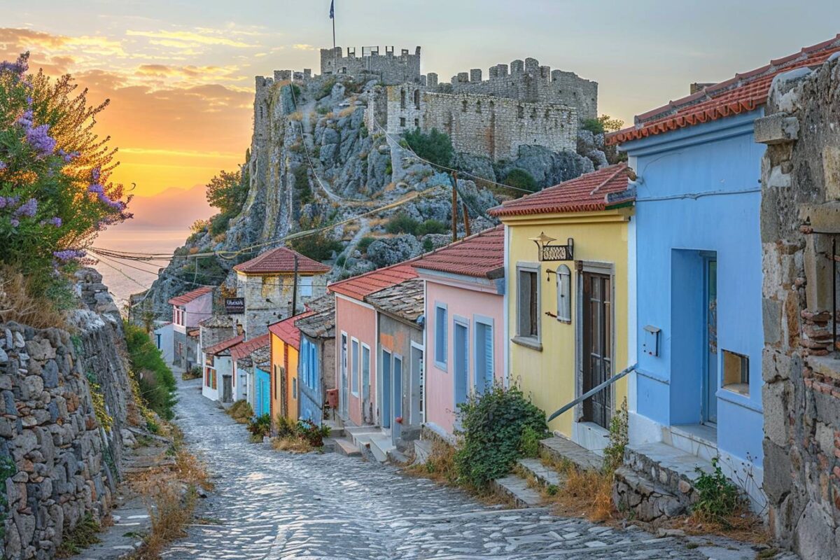 Les 2 trésors de Molyvos en Grèce, un village sur l’île de Lesbos