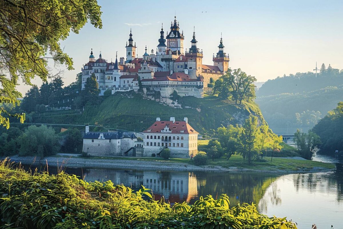 Les 4 trésors de ?eský Šternberk en République tchèque, avec son château