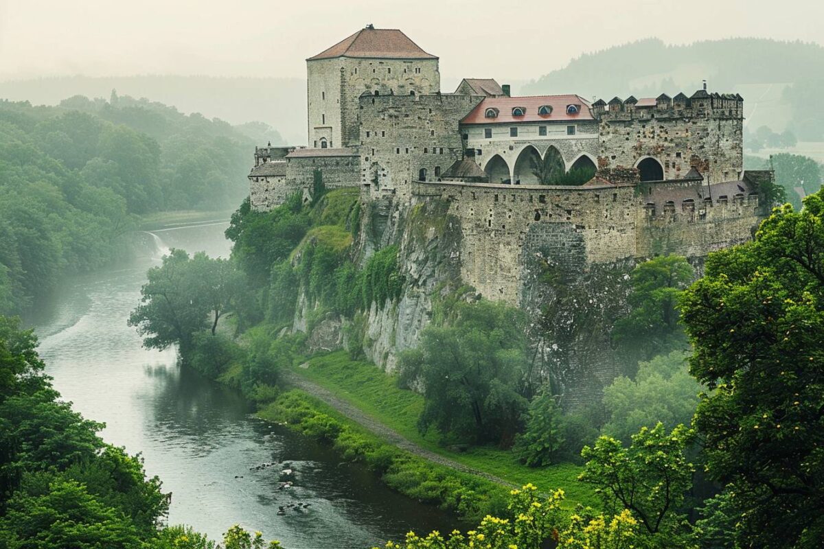 Les charmes de ?eský Šternberk en République tchèque, avec son château