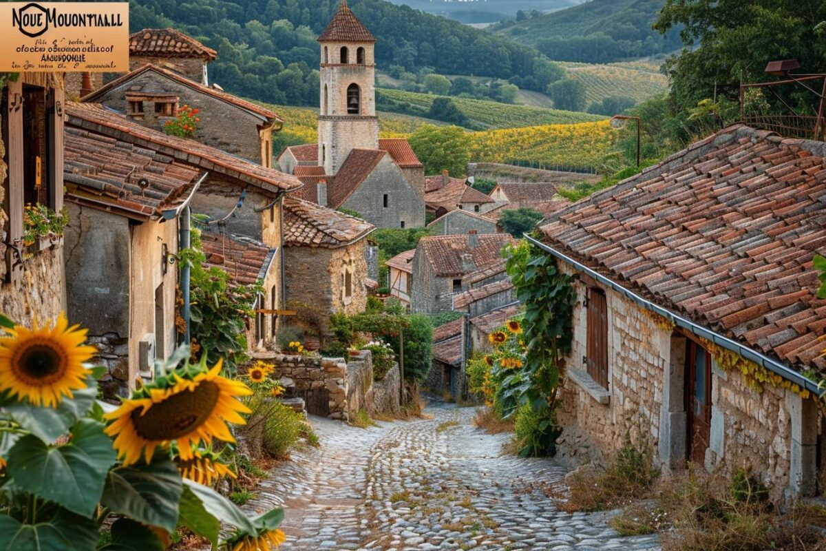 Les charmes de Castelnau-de-Montmiral dans le Tarn, un village fortifié