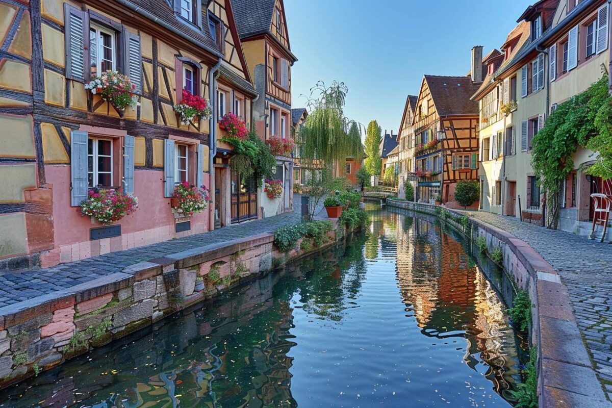 Les charmes de Colmar en France, un village alsacien pittoresque