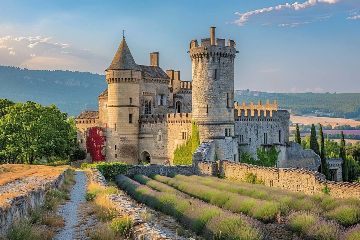 Les charmes de Grignan dans la Drôme, avec son château de la Marquise de Sévigné