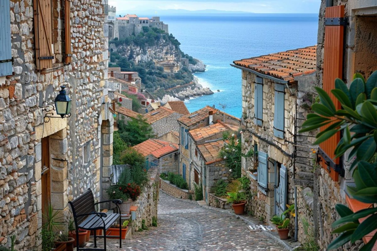 Les charmes de Sainte-Agnès dans les Alpes-Maritimes, un village perché avec vue sur la Méditerranée