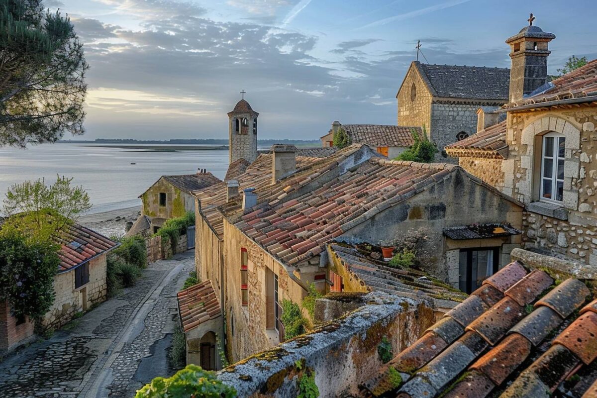 Les charmes de Talmont-sur-Gironde en Charente-Maritime, au bord de l’estuaire de la Gironde