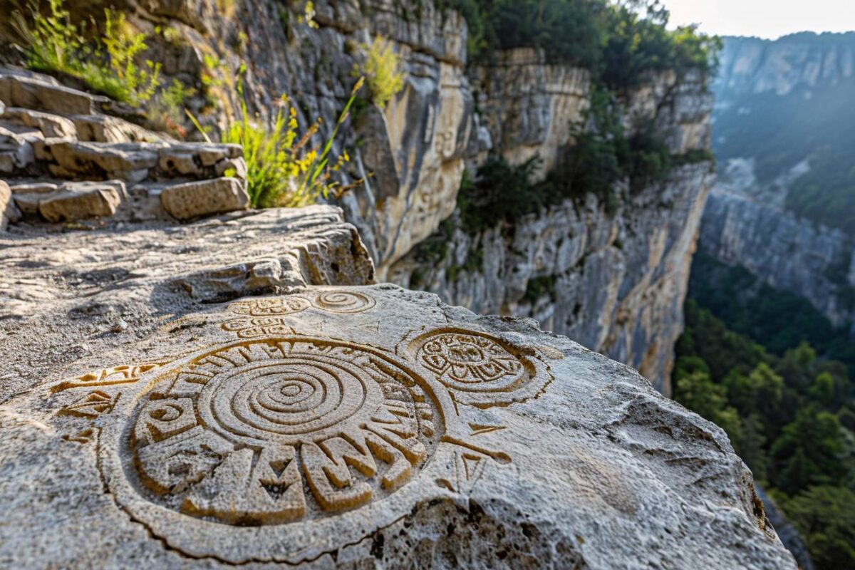 Les mystérieux symboles sur les chemins de randonnée des Gorges du Tarn intriguent les chercheurs