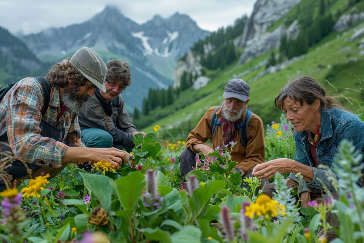 Les secrets de guérison des plantes trouvées en randonnée à Vercors intriguent les herboristes