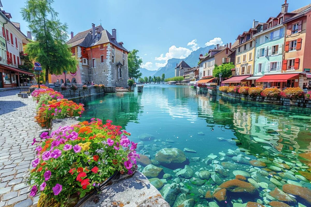 Les trésors de Annecy en France, avec son lac cristallin