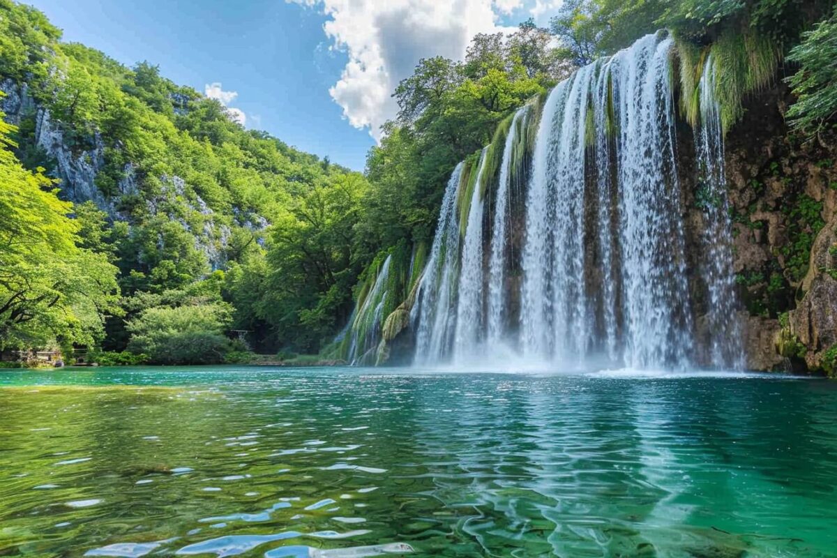 Parcourez les vallées verdoyantes du Parc National de Plitvice en Croatie