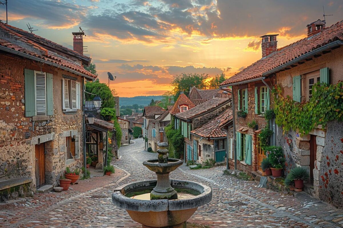 Pérouges dans l’Ain, est un des plus beaux villages de France