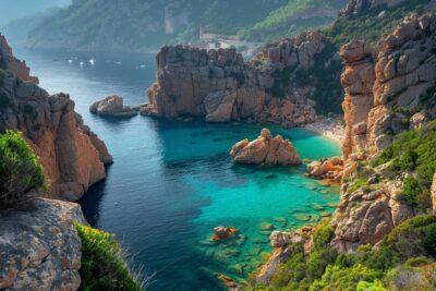 Piana en Corse, est réputé pour ses calanques et ses paysages à couper le souffle