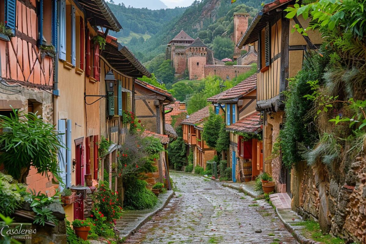 Plongez dans l’histoire de Castelnou dans les Pyrénées-Orientales, un village fortifié au pied des montagnes