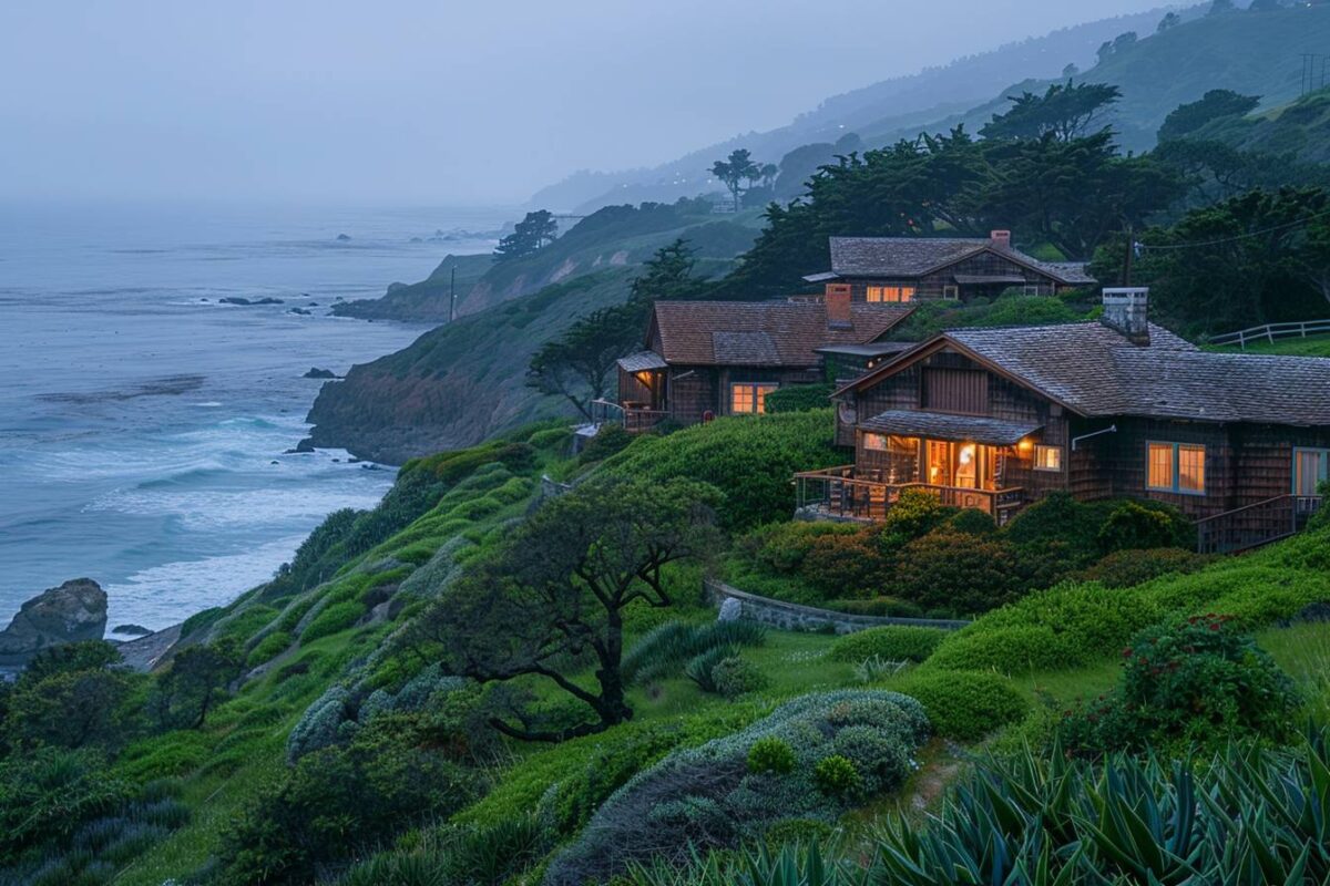 Plongez dans le bien-être au Post Ranch Inn en Californie, USA, un lieu de retraite perché sur les falaises de Big Sur.