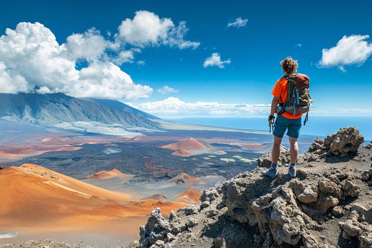 Randonnez dans les paysages lunaires du Parc National de Haleakal? à Hawaï