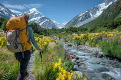 Randonnez dans les vallées encaissées du Parc National de l'Aoraki/Mount Cook en Nouvelle-Zélande