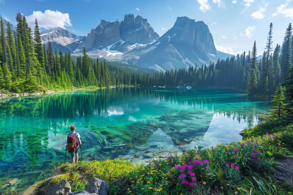 Randonnez le long des lacs cristallins du Parc National de Yoho au Canada