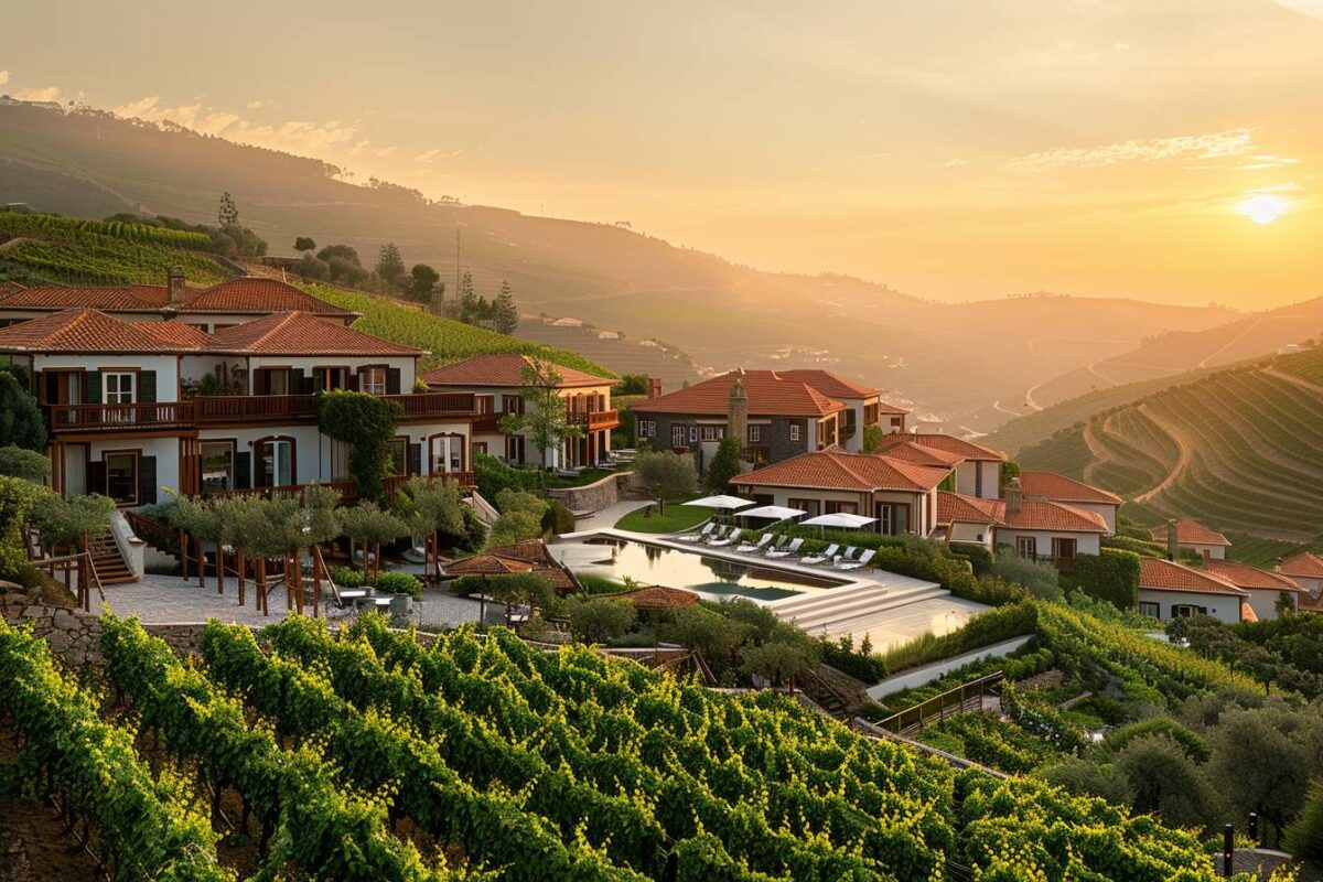 Régénérez-vous au Six Senses Douro Valley au Portugal, un refuge de tranquillité dans les vignobles de la vallée du Douro.