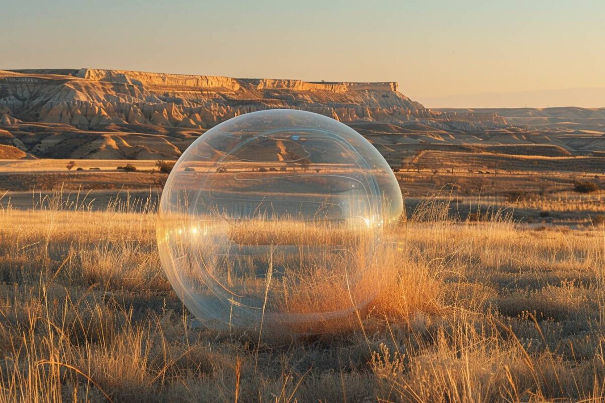 Relaxez-vous dans une bulle transparente au Aire de Bardenas en