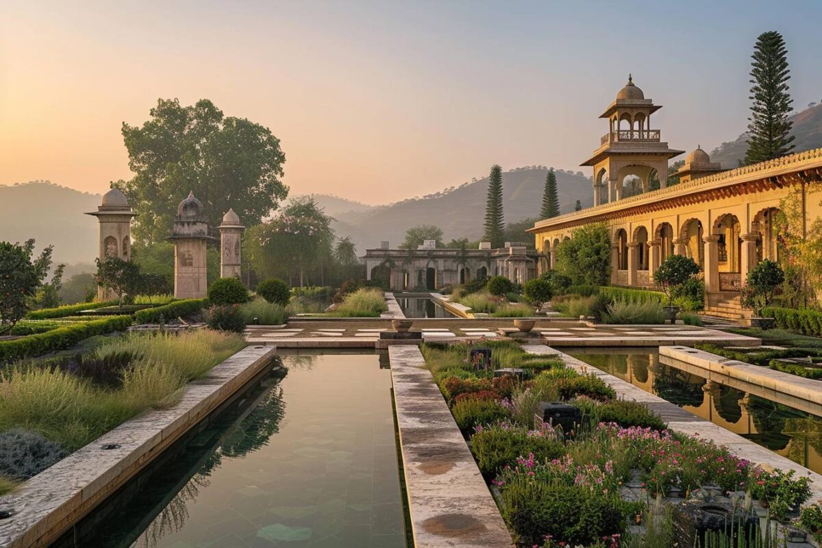 Reposez-vous au Amanbagh en Inde, un sanctuaire de bien-être dans un cadre princier.