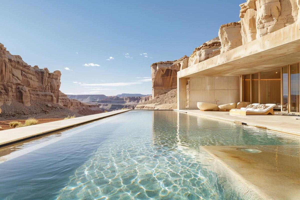 Ressourcez-vous au Aman's Amangiri en Utah, USA, un centre de bien-être isolé dans le désert.