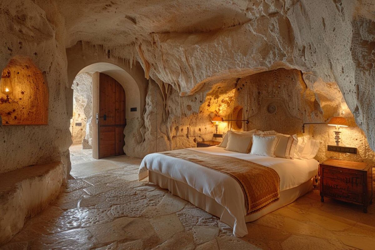 Séjournez dans une grotte luxueuse au Sant'Angelo Luxury Resort en Italie