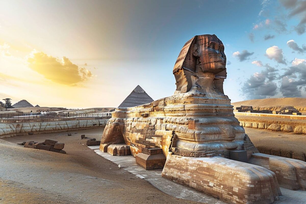 Sphinx de Gizeh : énigmes millénaires et secrets des pharaons percés