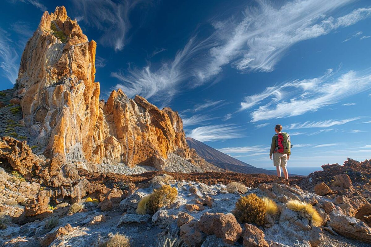 Trek sur les crêtes volcaniques du Parc National de Teide aux Canaries