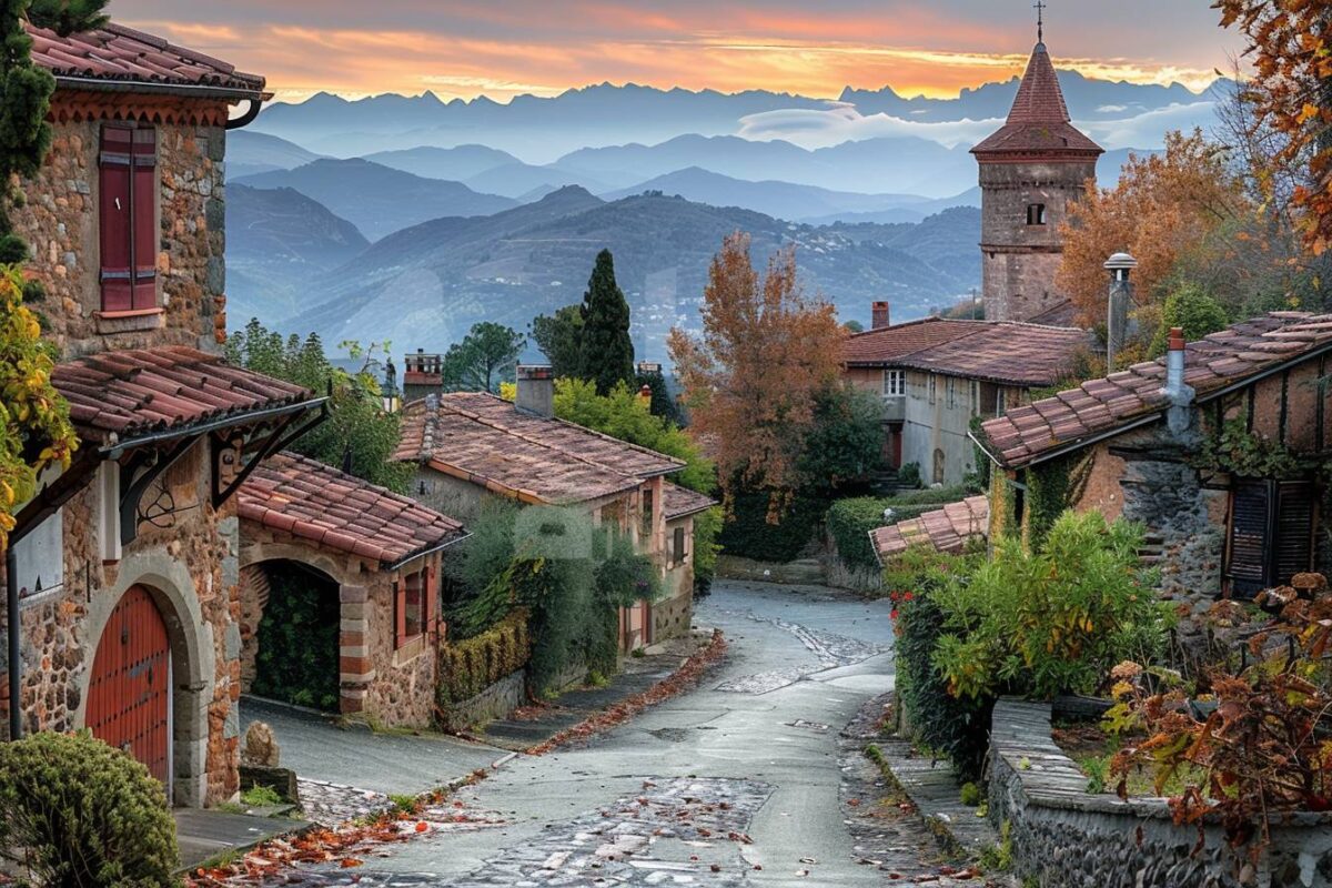 Un trésor méconnu de l'Aude, Mirepoix offre des vues spectaculaires sur les montagnes des Pyrénées