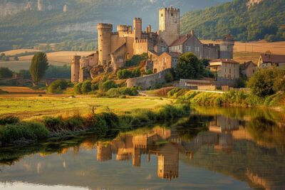 Un trésor méconnu de l'Aveyron, Brousse-le-Château offre des vues spectaculaires sur la rivière Tarn