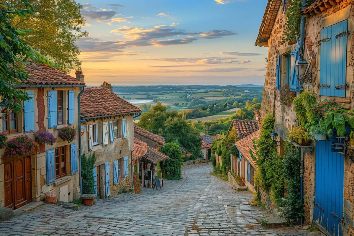 Un trésor méconnu du Lot-et-Garonne, Monflanquin offre des vues spectaculaires sur la campagne