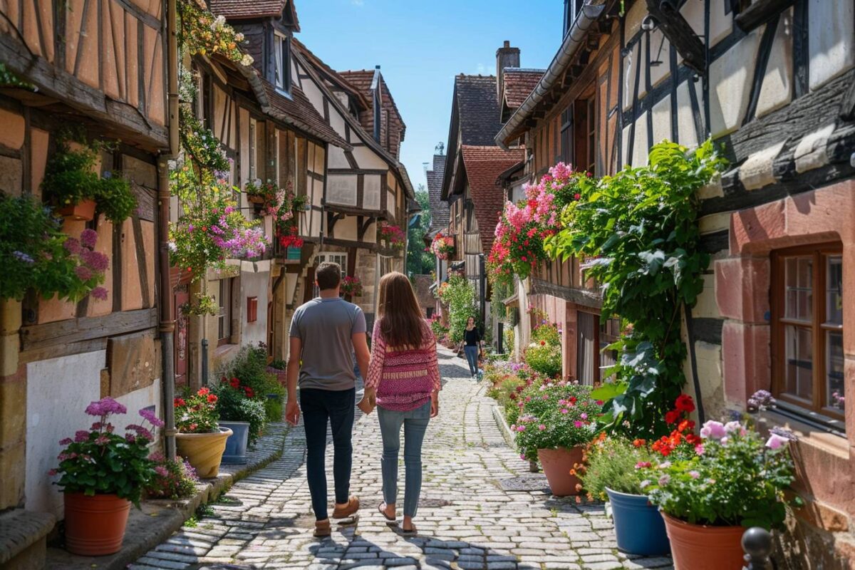 Une escapade romantique vous attend à Pérouges dans l'Ain, célèbre pour ses ruelles pavées et ses maisons à colombages