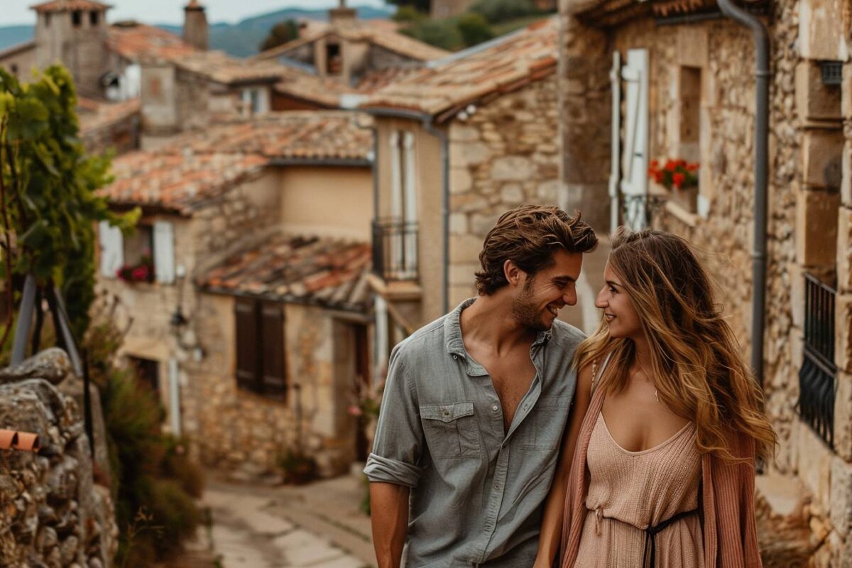 Une escapade romantique vous attend à Séguret dans le Vaucluse, célèbre pour ses maisons en pierre et ses vins