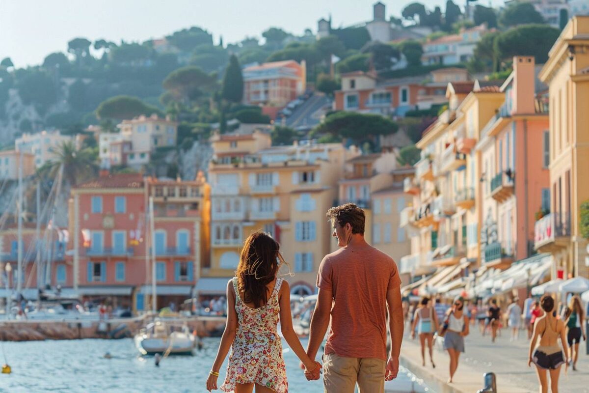 Une escapade romantique vous attend à Villefranche-sur-Mer dans les Alpes-Maritimes, célèbre pour son port pittoresque