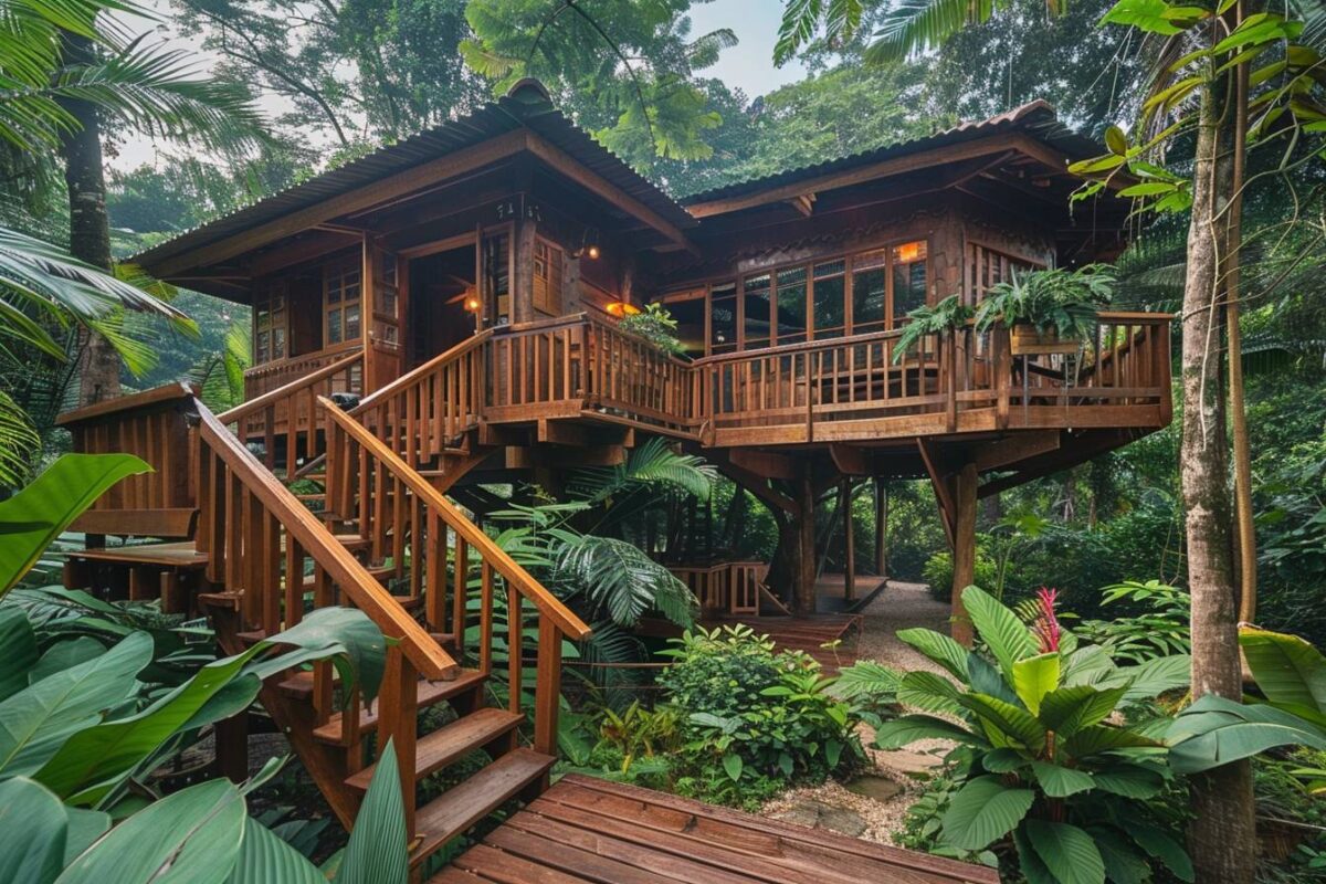 Vivez une aventure unique dans une maison de bois au Tree House Lodge en Costa Rica