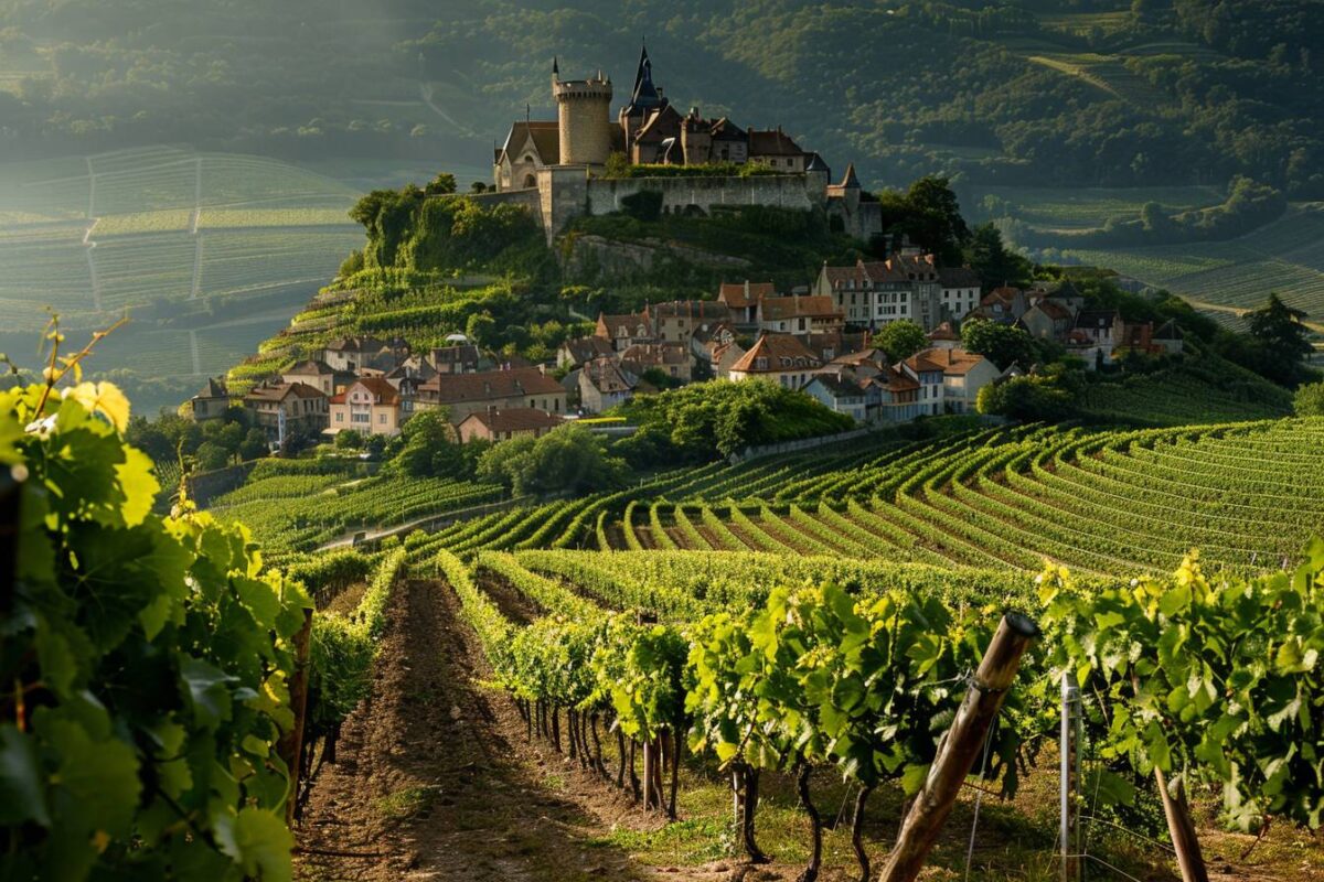 Voyagez à Château-Chalon : perles cachées et panoramas époustouflants sur les vignobles du Jura