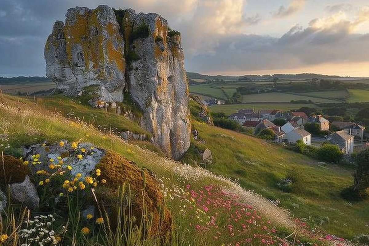 Voyagez au cœur de Mont-Dol, un village breton où légendes et panoramas se rencontrent