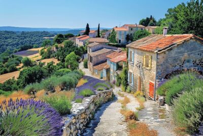 Explorez les villages perchés et les champs de lavande de la Drôme provençale